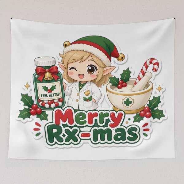 Item preview, Pharmacist Christmas Merry Rx-mas Gift designed and sold by Soft Merch.