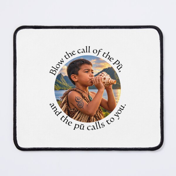 Item preview, Hawaii Leadership Chiasmus Proverb - Blow the call of the pū | Island Wisdom Art designed and sold by ShakaLife.org.