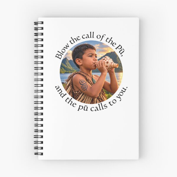 Item preview, Hawaii Leadership Chiasmus Proverb - Blow the call of the pū | Island Wisdom Art designed and sold by ShakaLife.org.