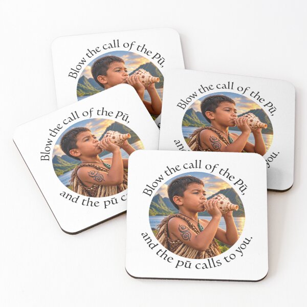Item preview, Hawaii Leadership Chiasmus Proverb - Blow the call of the pū | Island Wisdom Art designed and sold by ShakaLife.org.