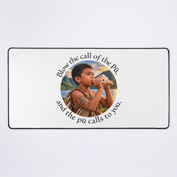 Item preview, Hawaii Leadership Chiasmus Proverb - Blow the call of the pū | Island Wisdom Art designed and sold by ShakaLife.org.