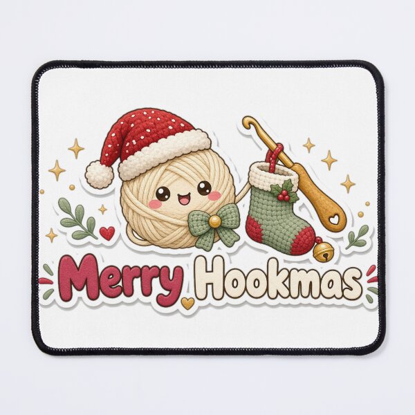 Item preview, Crochet Christmas Merry Hookmas Gift designed and sold by Soft Merch.