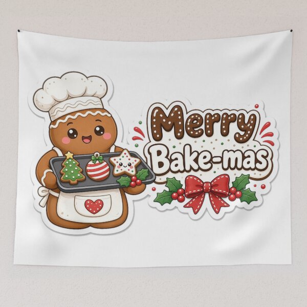 Item preview, Baker Christmas Merry Bake-mas Gift designed and sold by Soft Merch.