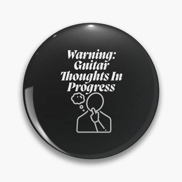 Item preview, Warning: Guitar Thoughts In Progress designed and sold by Bubpat.