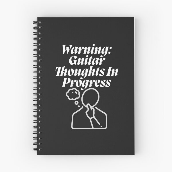 Item preview, Warning: Guitar Thoughts In Progress designed and sold by Bubpat.