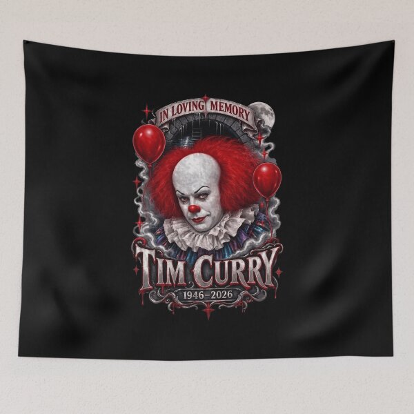 Item preview, Gothic Horror Clown Tribute Memorial 1946 2026 Graphic designed and sold by Doublettaedrawe.