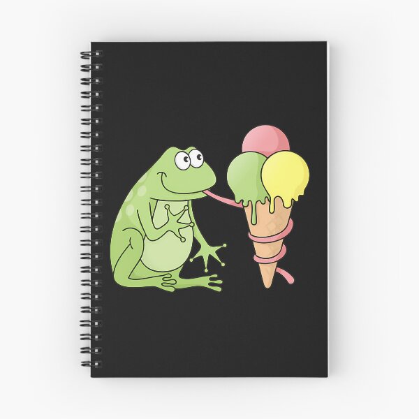 Item preview, Frog With Icecream Pattern designed and sold by AratPrime.