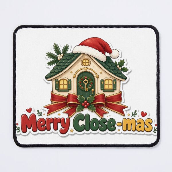 Item preview, Real Estate Agent Christmas Merry Close-mas Gift designed and sold by Soft Merch.
