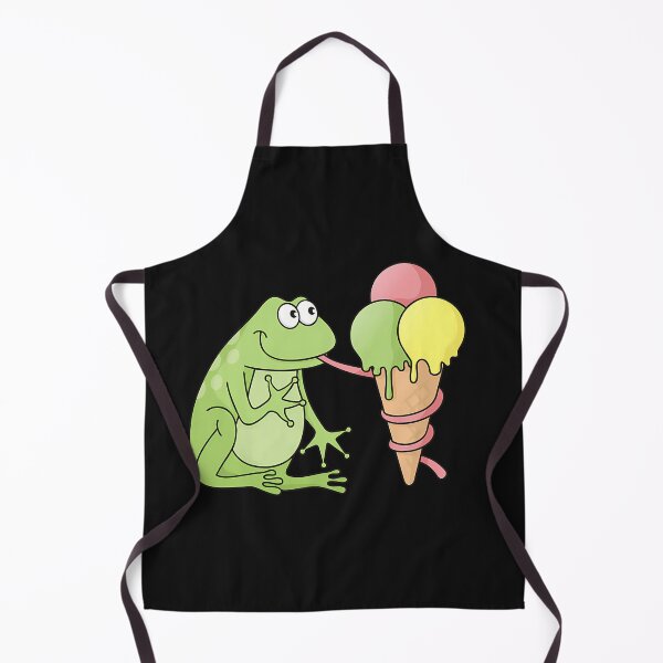 Item preview, Frog With Icecream Pattern designed and sold by AratPrime.