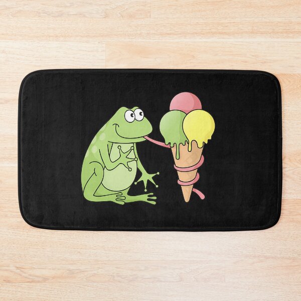 Item preview, Frog With Icecream Pattern designed and sold by AratPrime.
