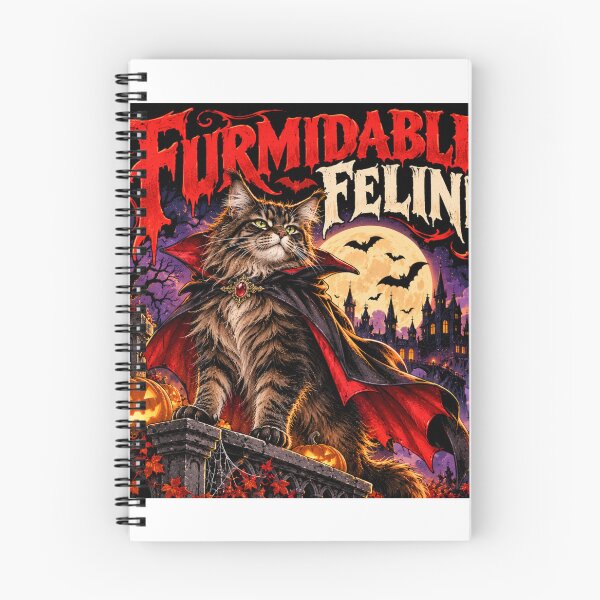 Item preview, Furmidable Feline – Funny Vampire Cat Halloween Gothic Design designed and sold by Pop, Culture and Stuff.