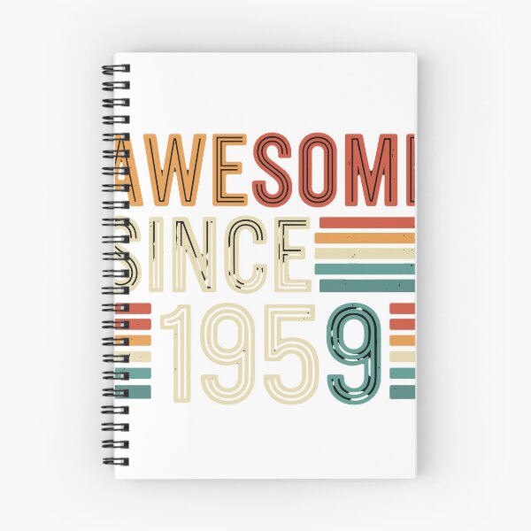 Item preview, Awesome Since 1959 Birthday Born In 1959 Present For Men Women designed and sold by SofiBlair.