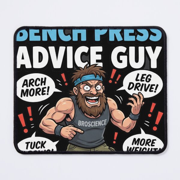Item preview, A wild bench press advice guy appeared - gym humor designed and sold by mnkyride.