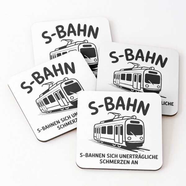 Item preview, S-Bahnen sich unerträgliche Schmerzen an – Deutsche Memes Wortspiel Design designed and sold by LoFizzy.