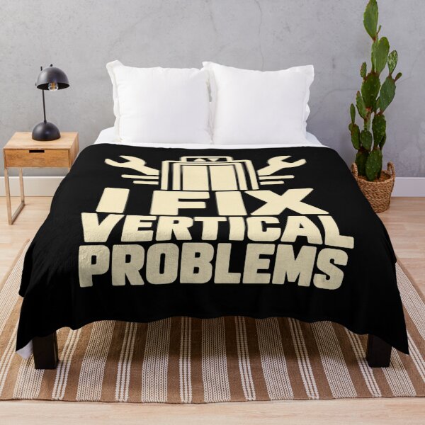 Item preview, I Fix Vertical Problems Lift Mechanic Service Humor designed and sold by DreamLayerStudio.