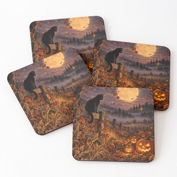 Item preview, Halloween Spooky Cat designed and sold by RobertMartinArt.