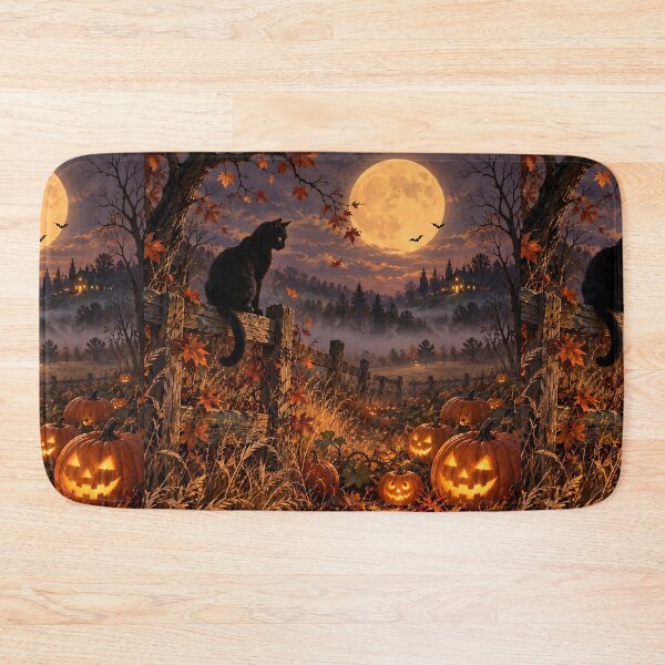 Item preview, Halloween Spooky Cat designed and sold by RobertMartinArt.