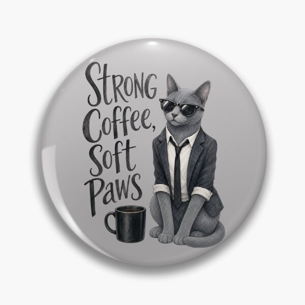Item preview, Strong Coffee Soft Paws designed and sold by prettykaler.