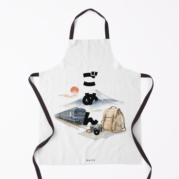 Item preview, Gomen - Sorry | Japan Train Trip | Japanese Design designed and sold by JapanMemoir.