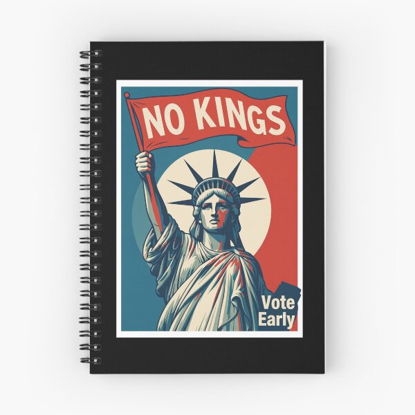 Item preview, No Kings Vote Early October 2026 Liberty designed and sold by vdzooart.