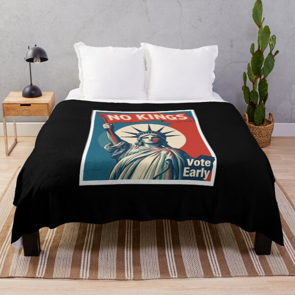 Item preview, No Kings Vote Early October 2026 Liberty designed and sold by vdzooart.