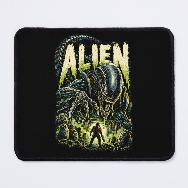 Item preview, Alien Vintage Horror Movie Poster | Retro Sci-Fi Horror Xenomorph Art designed and sold by DopeyRobot.