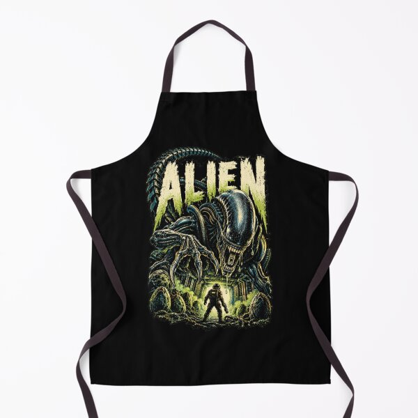 Item preview, Alien Vintage Horror Movie Poster | Retro Sci-Fi Horror Xenomorph Art designed and sold by DopeyRobot.
