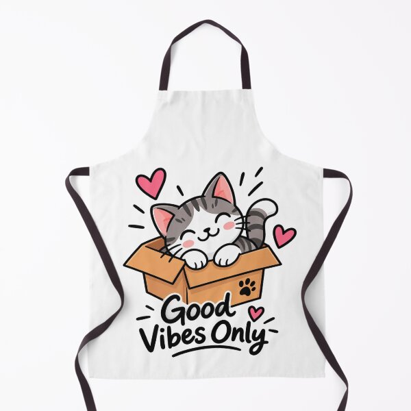 Item preview, Good Vibes Only Cat designed and sold by Down Zero.