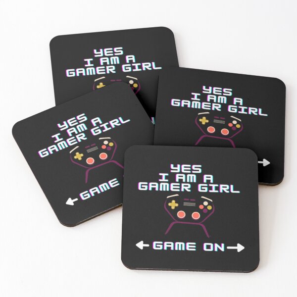 Item preview, Yes I Am Gamer Girl Game On designed and sold by anasof-iaappe.