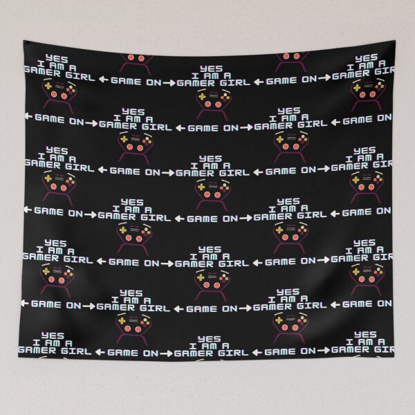 Item preview, Yes I Am Gamer Girl Game On designed and sold by anasof-iaappe.