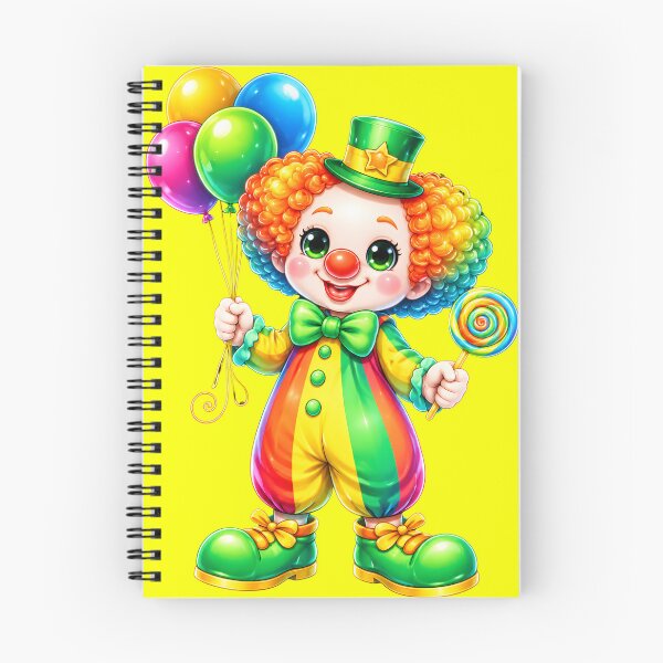 Item preview, Colorful Rainbow Clown with Balloons designed and sold by MagicCrystal.