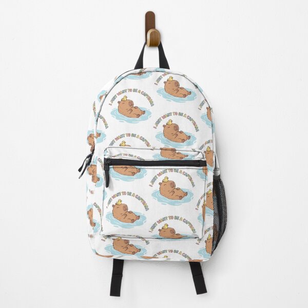 Item preview, I Just Want To Be A Capybara Cute Mental Health Humor designed and sold by Arc2020.