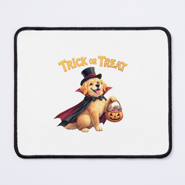 Item preview, Cute Golden Retriever Halloween Art designed and sold by Kedspicedesign.
