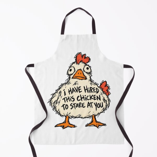 Item preview, I Hired This Chicken To Stare At You designed and sold by MonkiFlipp.