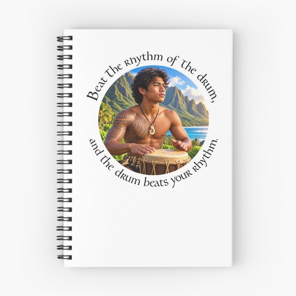 Item preview, Polynesian Joy Proverb - Beat the rhythm of the drum | Pacific Art designed and sold by ShakaLife.org.