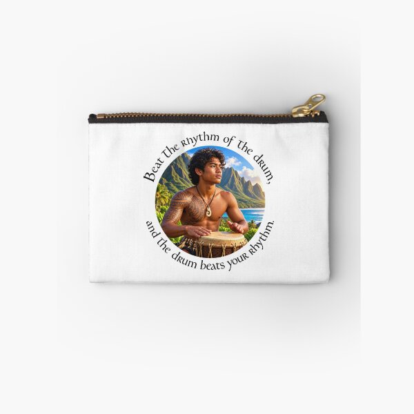Item preview, Polynesian Joy Proverb - Beat the rhythm of the drum | Pacific Art designed and sold by ShakaLife.org.