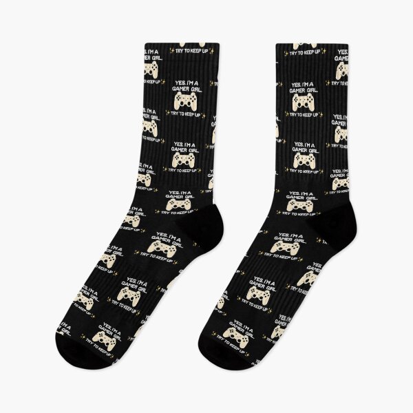 Item preview, Yes Im A Gamer Girl Try To Keep Up Daisy Pattern  Aesthetic Roblox Girl  designed and sold by anasof-iaappe.