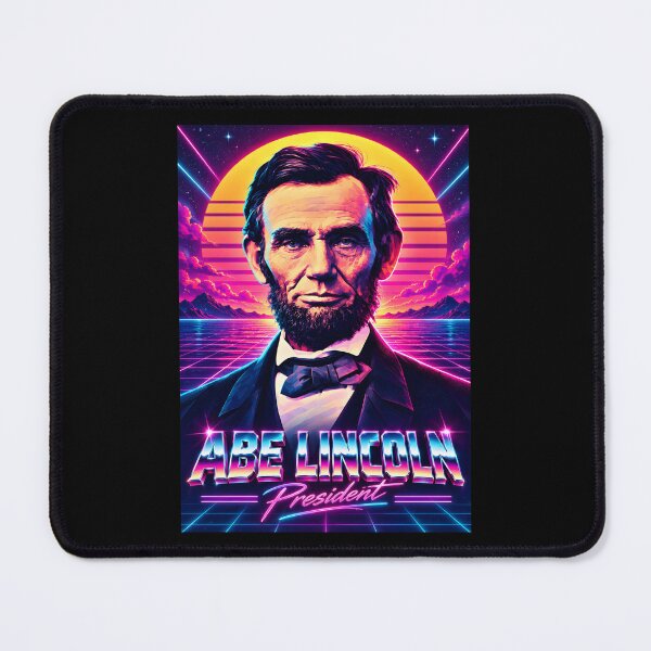 Item preview, Abe Lincoln Synthwave designed and sold by Durro.