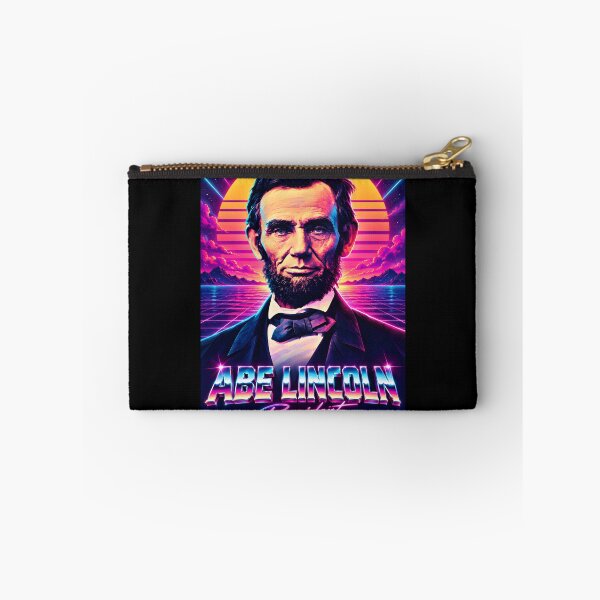 Artikelvorschau, Abe Lincoln Synthwave entworfen und verkauft von Durro.