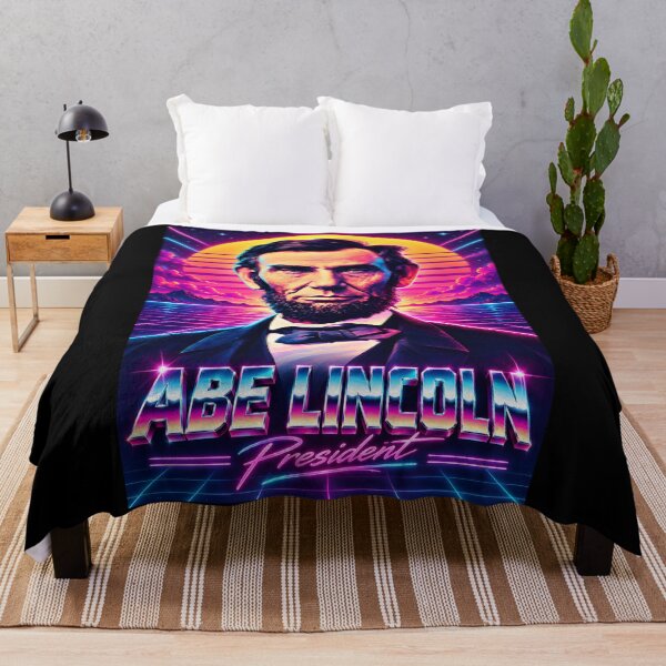 Item preview, Abe Lincoln Synthwave designed and sold by Durro.