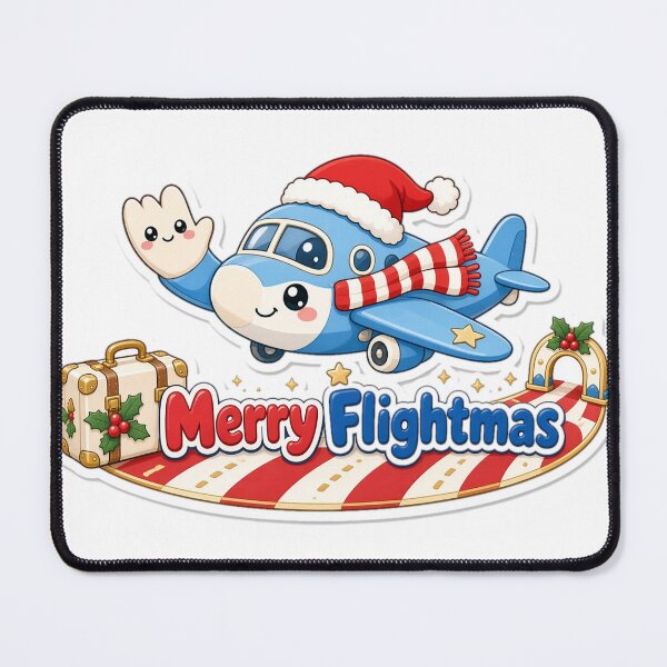 Item preview, Flight Attendant Christmas Merry Flightmas Gift designed and sold by Soft Merch.