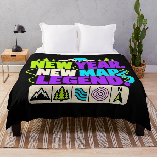 Item preview, New Year New Map Legend GIS Map Design Humor designed and sold by DreamLayerStudio.