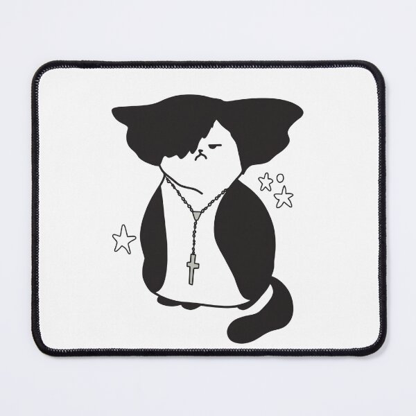 Item preview, Goth Cat Gothic Black Cat designed and sold by OllieKotaDes.