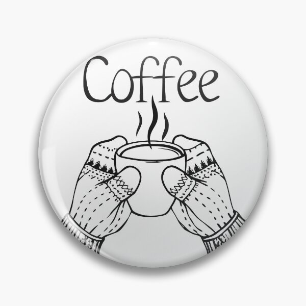 Item preview, Mittens Holding Coffee Cozy Winter Gift 1 designed and sold by OneLine Studio.