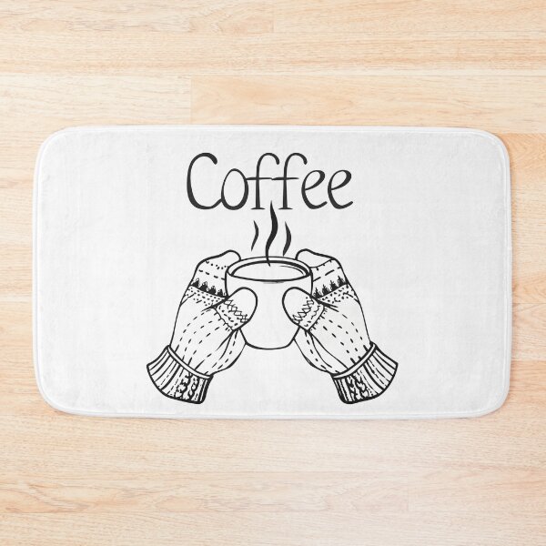 Item preview, Mittens Holding Coffee Cozy Winter Gift 1 designed and sold by OneLine Studio.