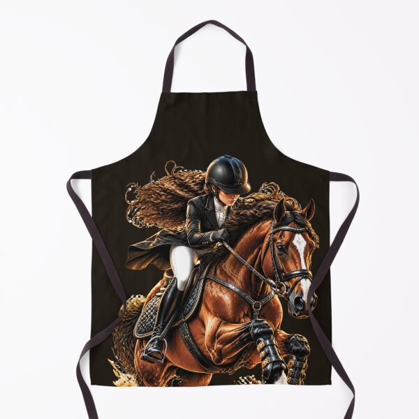 Item preview, Equestrian Horse Jumping Rider Premium Sport Design designed and sold by M. Mamdouh Artworks.