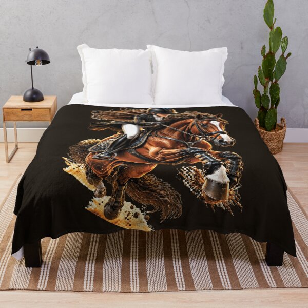 Item preview, Equestrian Horse Jumping Rider Premium Sport Design designed and sold by M. Mamdouh Artworks.