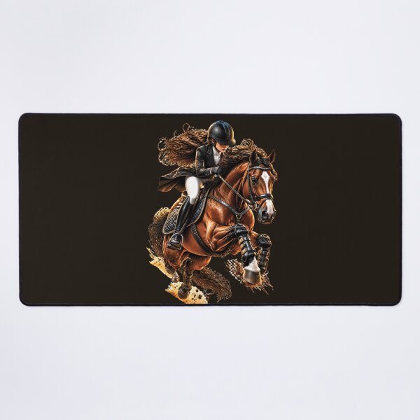 Item preview, Equestrian Horse Jumping Rider Premium Sport Design designed and sold by M. Mamdouh Artworks.