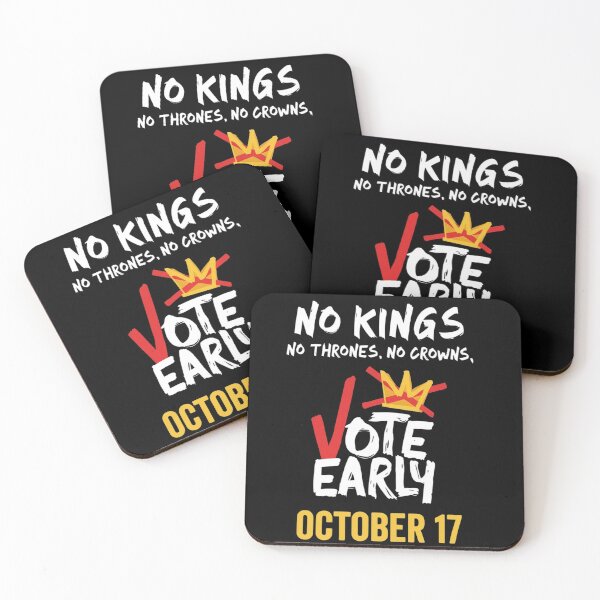 Item preview, No Kings Vote Early No Thrones No Crowns October 17 designed and sold by skylove94.