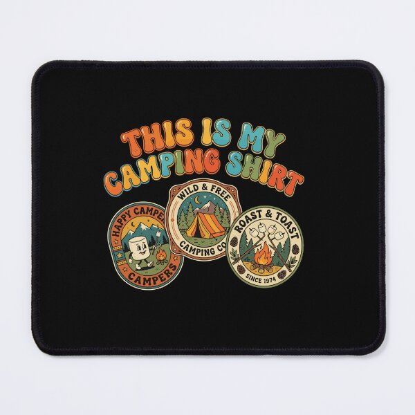 Item preview, This Is My Camping Shirt Campers Outdoor Enthusiast Nature Lover Adventure designed and sold by PopStars1993.
